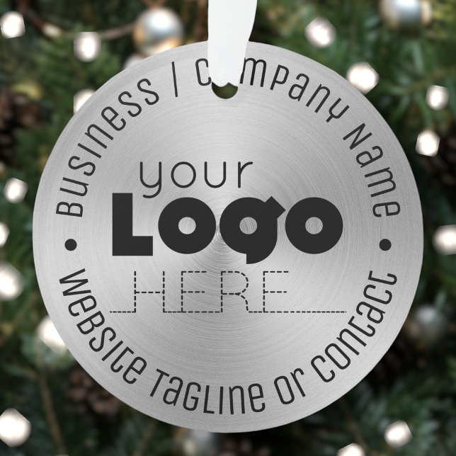 Logo personnalisé Brossé Arbre de Noël Acrylique A (Créateur téléchargé)