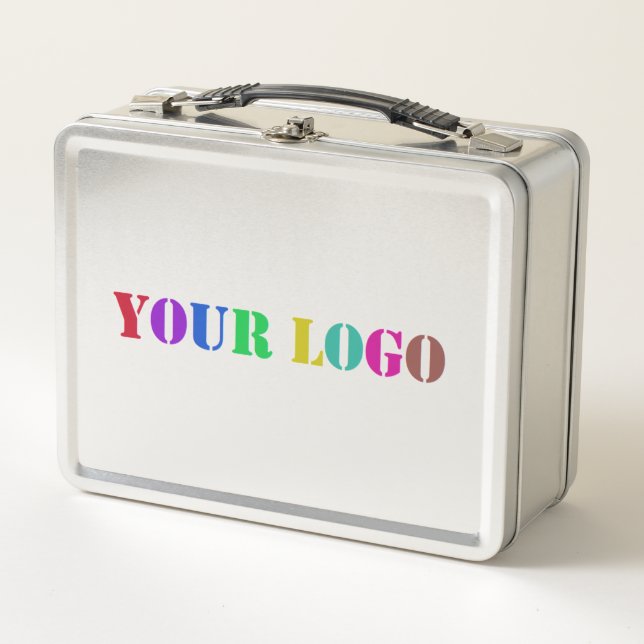 Logo Personnalisé Business Metal Lunch Box Modèle (Devant)