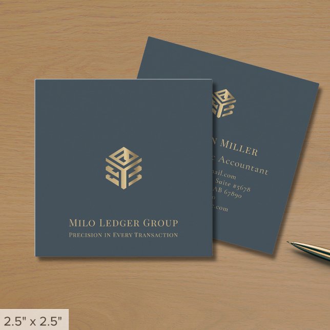 Logo personnalisé Carte de visite moderne (Créateur téléchargé)