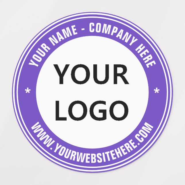 Logo personnalisé et Modèle de Étiquette d'entrepr (Design 1)