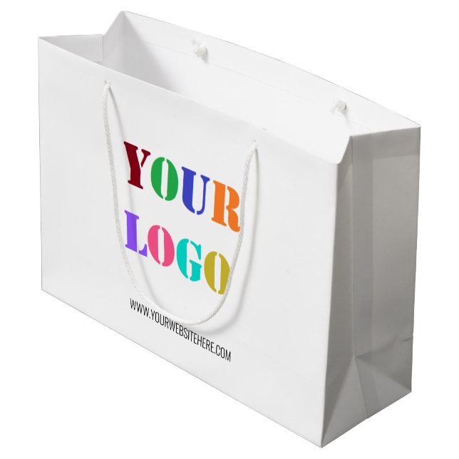 Logo personnalisé et sac cadeau promotionnel pour  (Dos Angle)