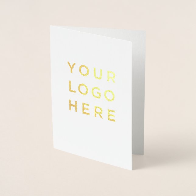 Logo personnalisé et texte carte d'invitation en p (Devant)