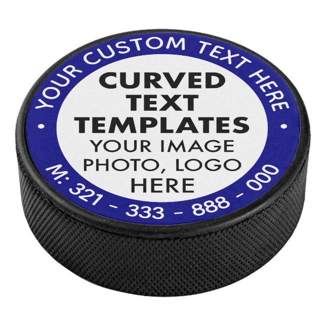 Logo personnalisé et texte Marine Hockey Puck (3/4/2016 12:00:00 AM)