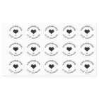 Logo personnalisé étiquettes alimentaires imperméa