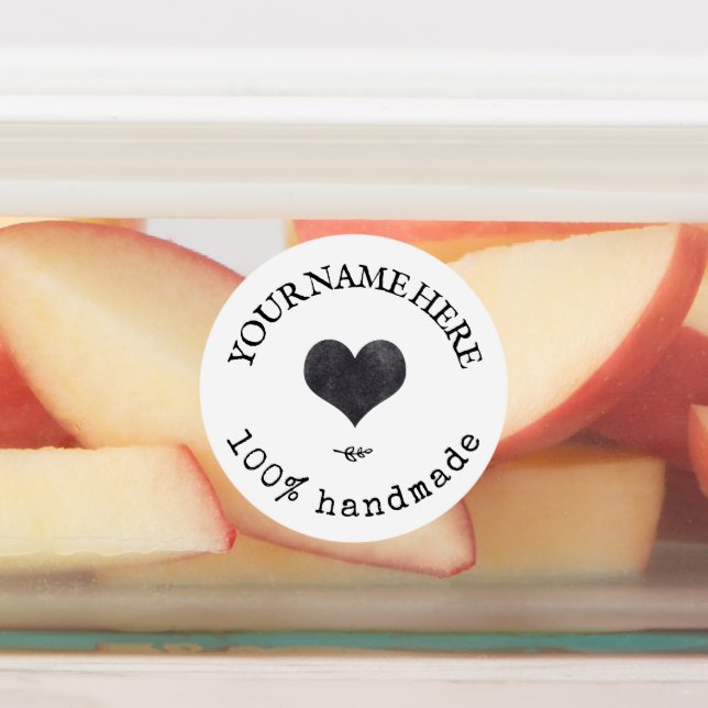 Logo personnalisé étiquettes alimentaires imperméa (Apposé)