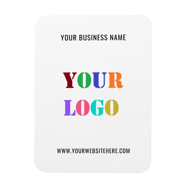 Logo personnalisé Magnet commercial promotionnel (Vertical)