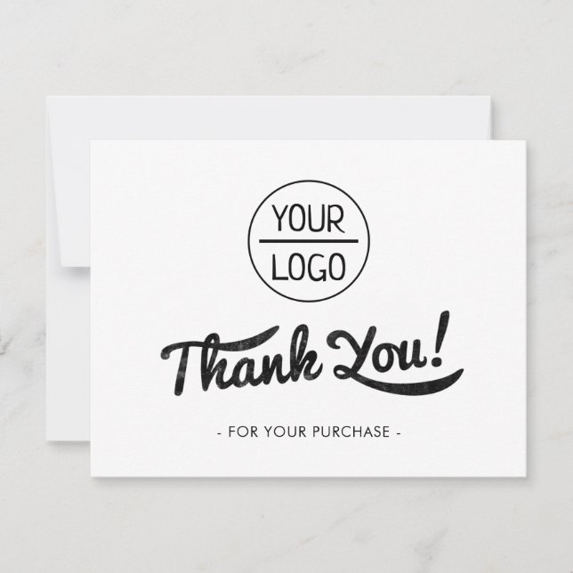Logo personnalisé médias sociaux élégant carte de  (Devant)