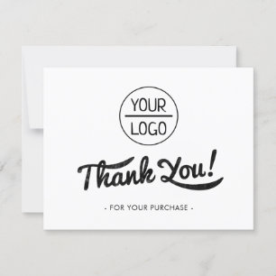 Logo personnalisé médias sociaux élégant carte de 