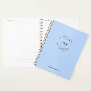 Logo personnalisé minimaliste blanc simple marqué 