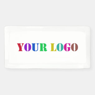 Logo personnalisé Modèle de bannière promotionnell