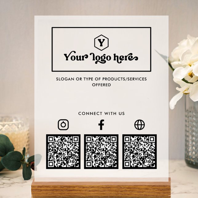 Logo personnalisé Multimédias sociaux QR Codes aff (Créateur téléchargé)