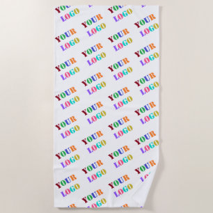 Logo personnalisé ou photo Plage Serviette de vos 