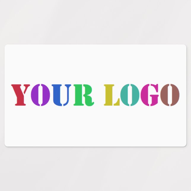 Logo personnalisé Photo Entreprise Étiquettes prom (Design 1)