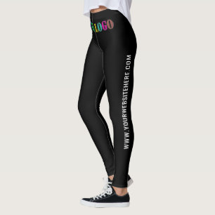 Logo Personnalisé Site Web Couleurs Leggings Promo