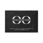 Logo personnalisé Tapis noir intérieur