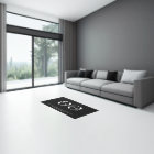 Logo personnalisé Tapis noir intérieur