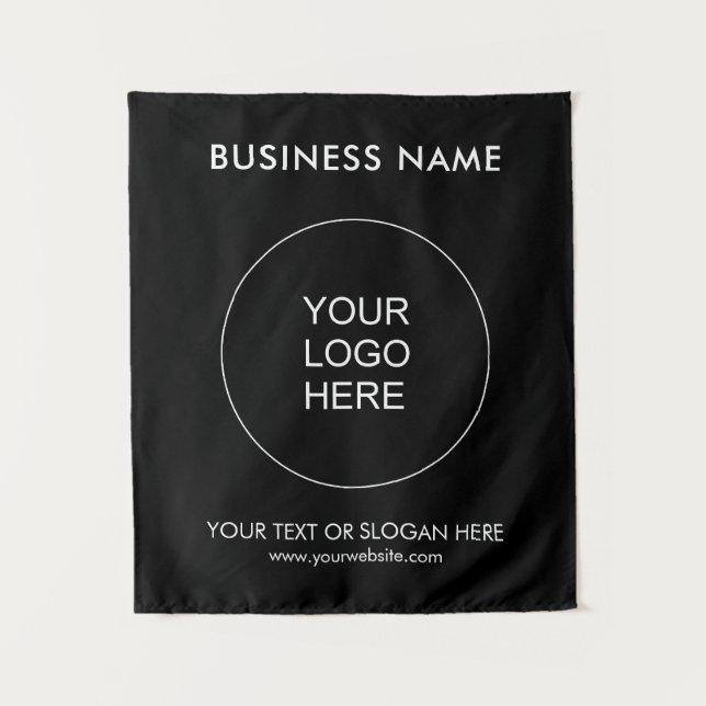 Logo personnalisé Tapisserie de texte fond promoti (Devant)