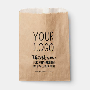 Logo Product Packaging Small Business Favour Bag