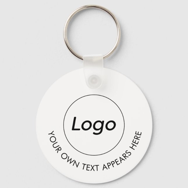 Logo Professional Business promotional Keychain (Front)