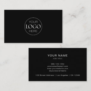 Logo Professional Corporate Minimalist Modern Business Card