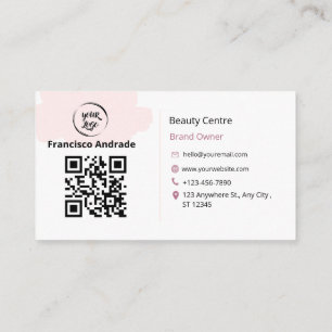 Logo professionnel du code QR Cartes de visite r