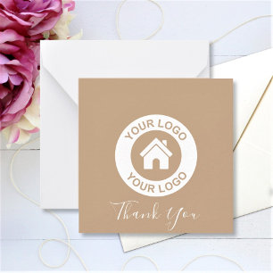 Logo Professionnel Personnalisé Et Carte de remerc