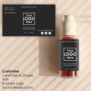 Logo professionnel personnalisé et Étiquette de Mo