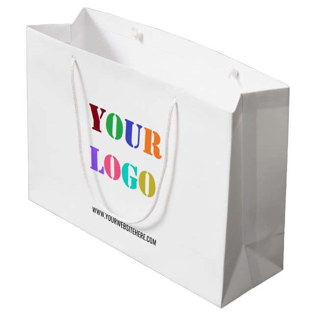 Logo professionnel personnalisé et sac cadeau prom (Dos Angle)