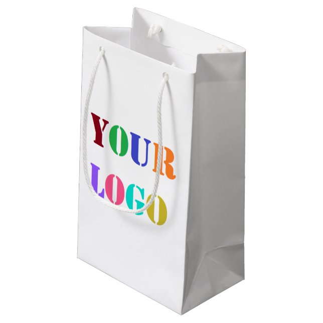 Logo professionnel personnalisé ou sac cadeau phot (Dos Angle)