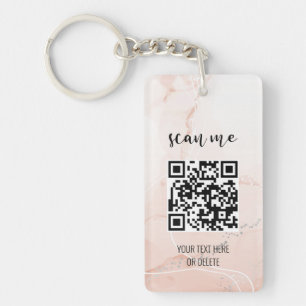 Logo professionnel simple rose QR Code