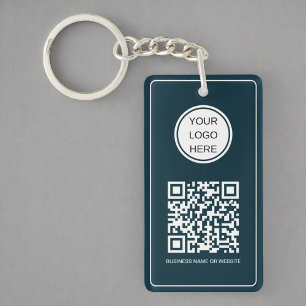 Logo professionnel Swag QR Code Marine Bleu