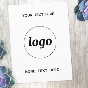 Logo Promotional Business Postcard