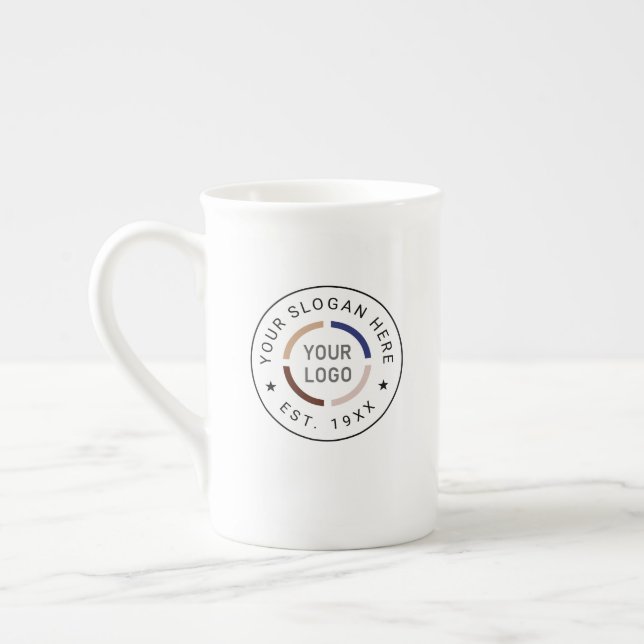 Logo promotionnel personnalisé Bone China Mug (Gauche)