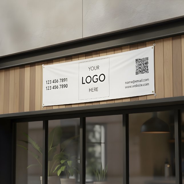 Logo QR Code Bannière moderne (Créateur téléchargé)