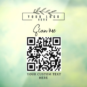 Logo QR CODE Business sign