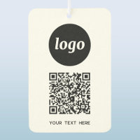 Logo QR Code Text Business Promotional