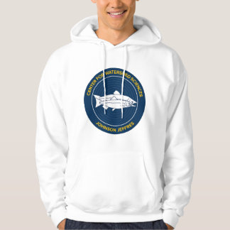 Logo + Rainbow Fish Tail Hoodie