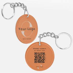 Logo recto verso et code QR sur Orange Company Bus