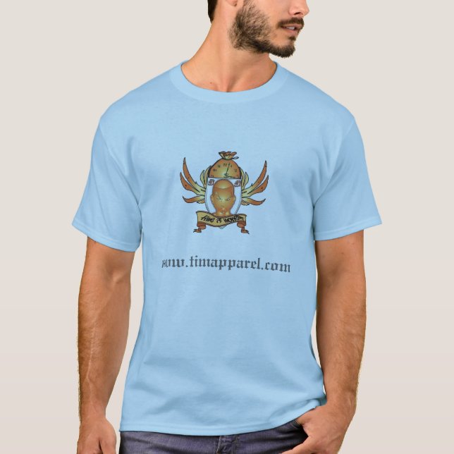 logo red, www.timapparel.com T-Shirt (Front)