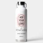 Logo rose brosse typographie maquillage cheveux