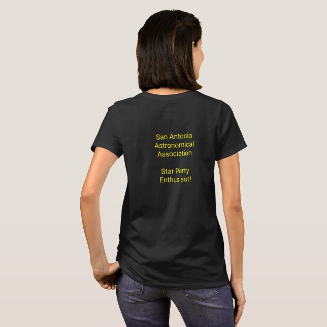 Logo SAAA T-shirt femme (Dos entier)