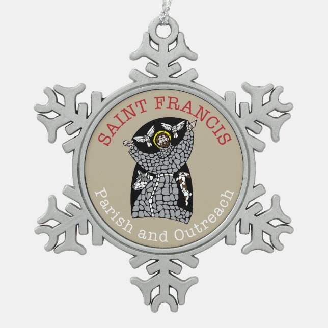 Logo Saint François Ornement métallique (Devant)