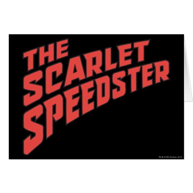 Logo Scarlet Speedster (Devant horizontal)