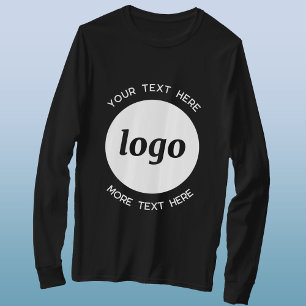 Logo Simple Avec T-shirt Entreprise Texte