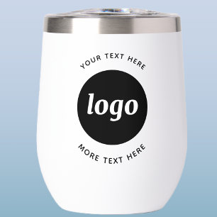 Logo Simple Avec Texte Promotionnel D'entreprise