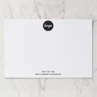 Logo simple et commerce de texte