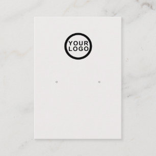 Logo Simple Minimal Jewellery Earring Display  Business Card