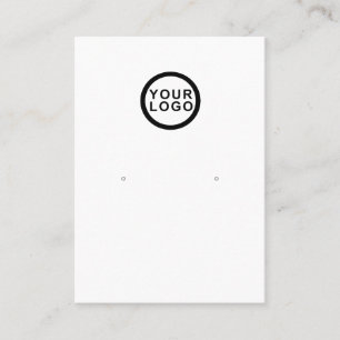 Logo Simple Minimal Jewellery Earring Display  Business Card