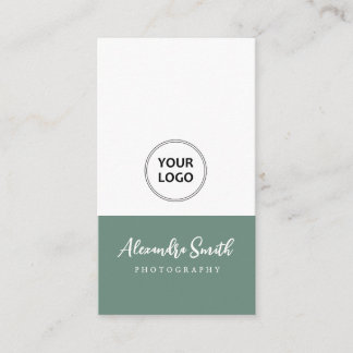 logo simple moderne carte de visite photographe