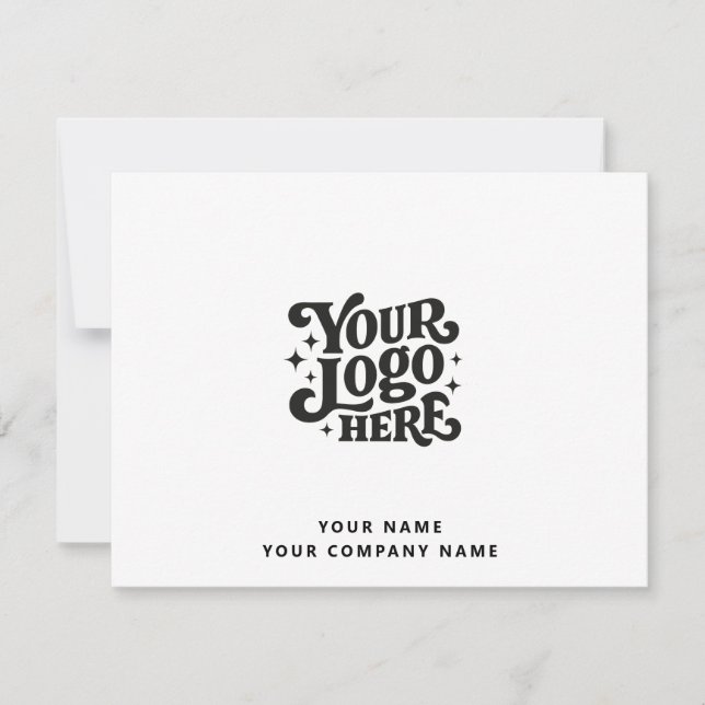 Logo Simple Note Card (Front)